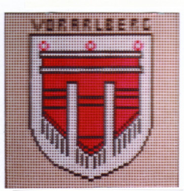 MILLER Sudan  Wappen "Vorarlberg"  ca.35x35