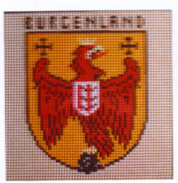 MILLER Sudan  Wappen "Burgenlnd"   ca.35x35