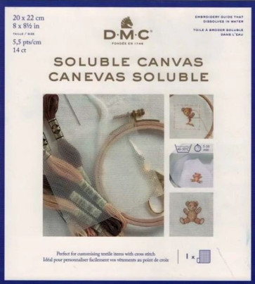 DMC Soluble (Magic-)Canvas 20x22cm