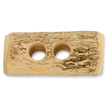 30mm Roh-Holz-Knebel, 2-loch