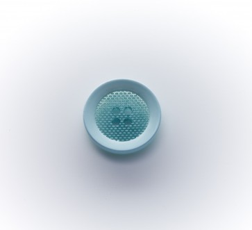 15mm Knopf Polyester 4-loch, m. Netz ,gefärbt