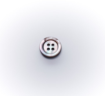 14mm Perlmuttknopf Par.Wu.4-lo grau