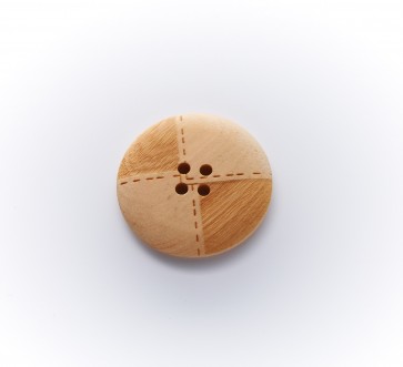 20mm Holzknopf Laser, 4-loch *