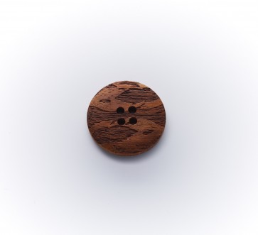 23mm Holzknopf Laser, 4-loch *