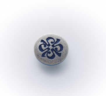 23mm Trachtenknopf 2-fbg. m.Öse