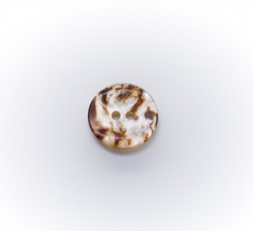 18mm Knopf Polyester 2-loch, gefbt.