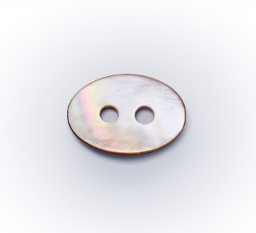 36mm Perlmutterknopf oval, 2-loch, gefärbt *