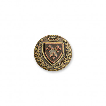 20mm Blazerknopf m.Öse, galv.