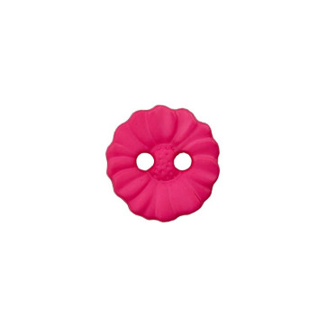 Union Knopf Poly.-Knopf 2-Loch Blume 11mm 40St