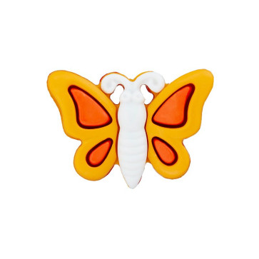 Union Knopf Poly.-Kn. Schmetterling 23mm 20St