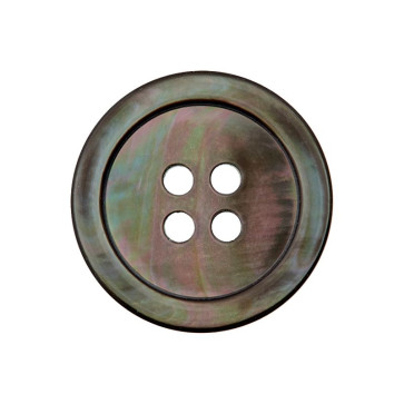 Union Knopf Perlmuttknopf 4-Loch 18mm 25St