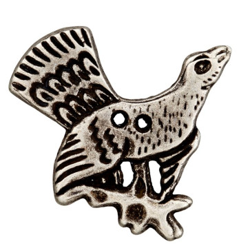 Union Knopf MetallKn. 2-Loch Fasan 40mm 12St