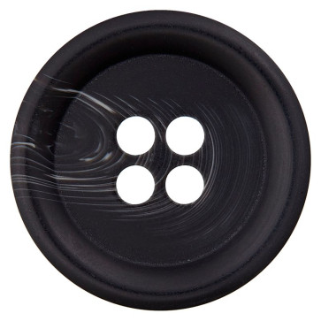 Union Knopf Polyesterknopf 4-Loch 34mm 10St