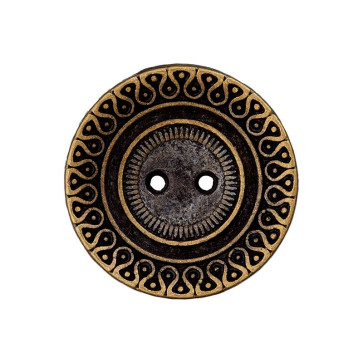 Union Knopf Metallknopf 2-Loch 28mm 12St