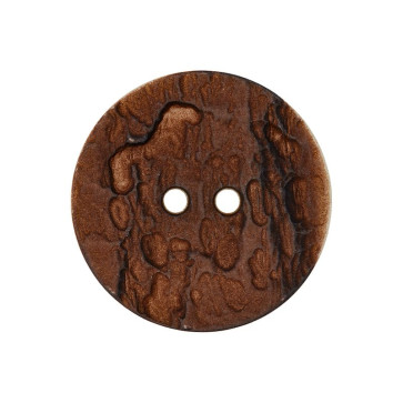 Union Knopf Polyesterknopf 2-Loch 15mm 25St