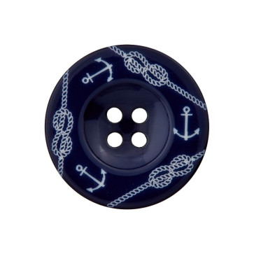 Union Knopf Poly.-Knopf 4-Loch Anker 12mm 25St