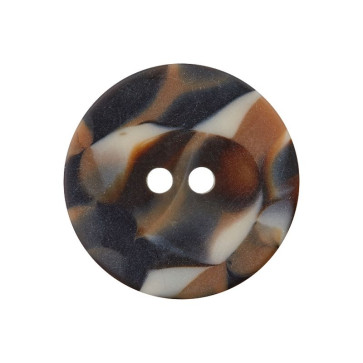Union Knopf Polyesterknopf 2-Loch 15mm 18St