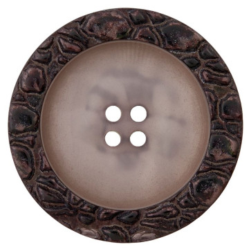 Union Knopf Polyesterknopf 4-Loch 30mm 15St