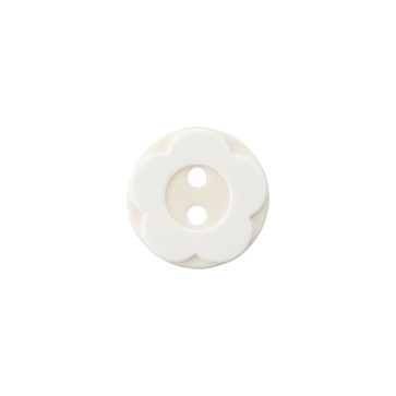 Union Knopf Polyesterknopf 2-Loch 15mm 25St