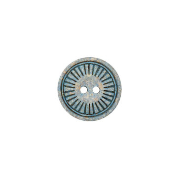 Union Knopf Polyesterknopf 2-Loch 18mm 25St