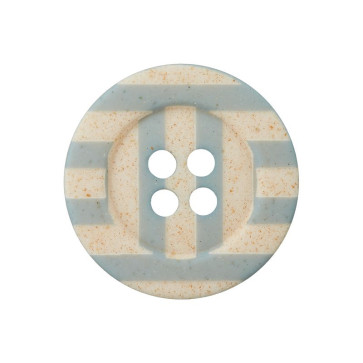 Union Knopf Polyesterknopf 4-Loch 20mm curry 20St