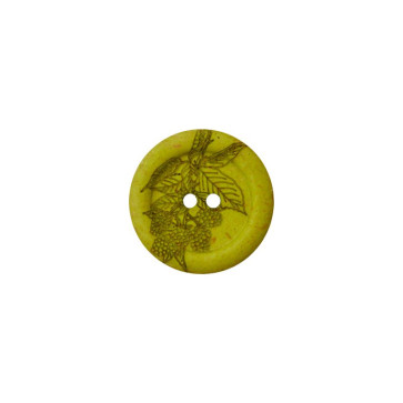 Union Knopf Poly.-Kn. 2-Loch recycelt 18mm creme25St