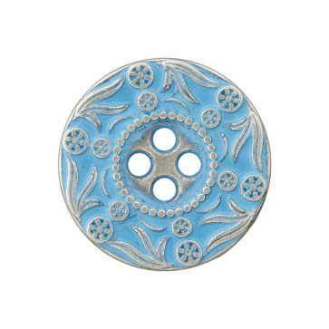 Union Knopf Metallknopf 4-Loch 20mm 10St