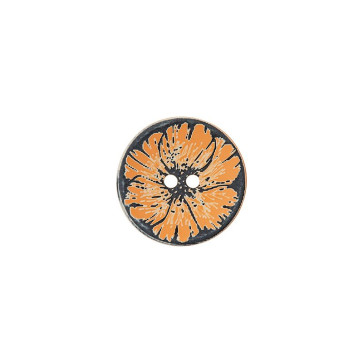 Union Knopf Polyesterknopf 2-Loch 15mm 20St
