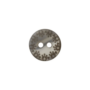 Union Knopf Polyesterknopf 2-Loch 14mm 30St