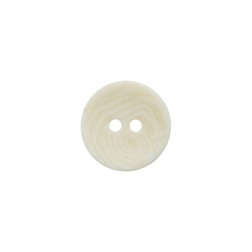 Union Knopf Steinn/Poly-Knopf rec.2L15mm creme25St