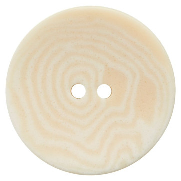 Union Knopf Steinn/Poly-Knopf rec.2L 28mm creme15St