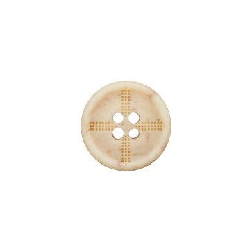 Union Knopf Horn/Poly Kn rec 4L 15mm - 25St