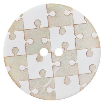 Union Knopf Perlmutt Kn 2L Puzzle 28mm - 8St