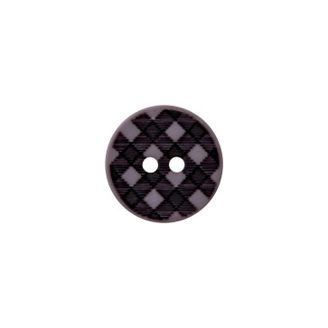 Union Knopf Poly Kn 2L Karos 12mm - 25St
