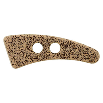 Union Knopf Poly/Kaffee Knebel 2L rec. 38mm - 10St