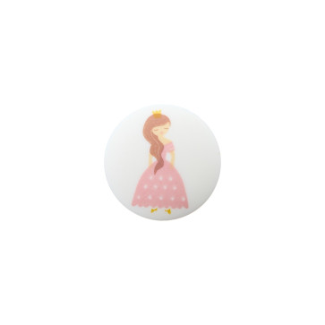 Union Knopf Poly Kn Öse Prinzessin 18mm - 20St