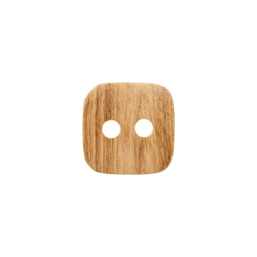 Union Knopf Holz Kn 2L Quadrat 12mm - 30St