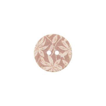 Union Knopf Poly Kn 2L Floral 18mm - 22St