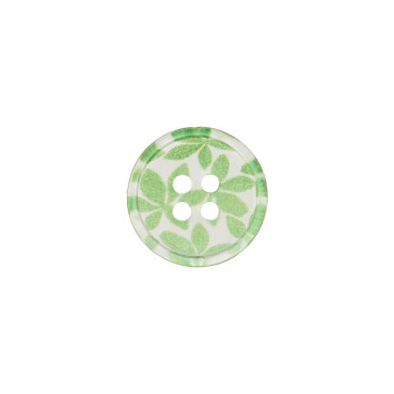 Union Knopf Poly Kn 4L Blumen 12mm - 30St