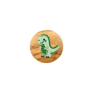 Union Knopf Holz Kn Öse 15mm Baby Dino - 20St