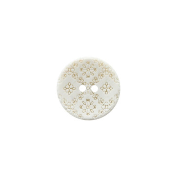 Union Knopf Poly Kn 2L Floral 15mm - 30St
