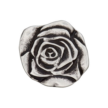 Union Knopf Metallknopf Öse Rose 18mm 20St