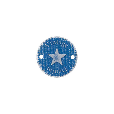 Union Knopf Metallzierteil 18mm 20St