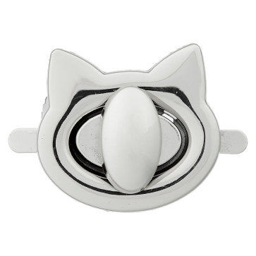 Union Knopf Taschenverschluss Katze 28mm - 4St