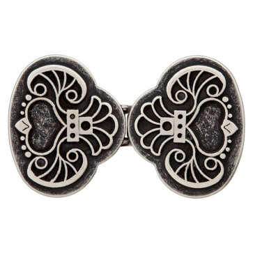 Union Knopf Schürzenschließe Herz 20mm - 1St