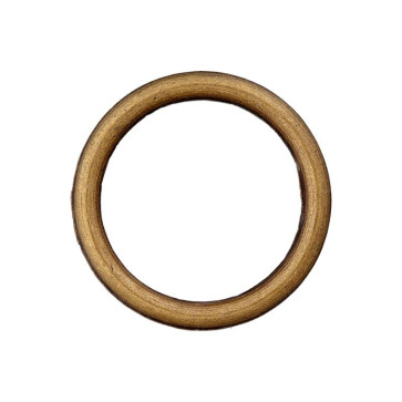 Union Knopf Metall-Ring 15mm 25St
