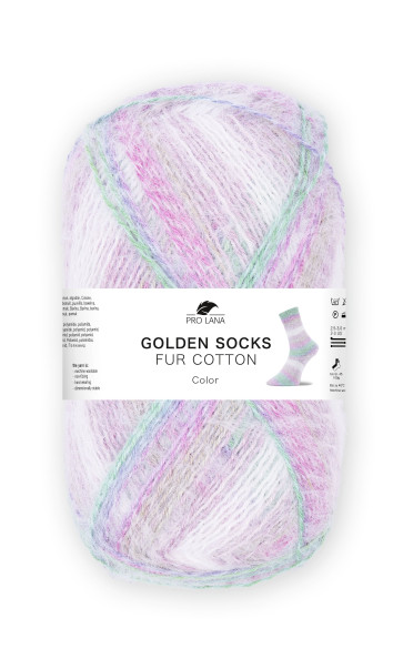 PRO LANA Golden Socks Fur Cotton color 4f. 5x100g