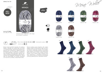 PRO LANA Golden Socks Monza 4f. Sortiment (6kg)