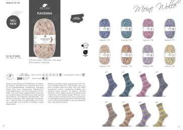 PRO LANA Golden Socks Ravenna 4f. Sortiment (8kg)