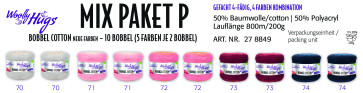 WOOLLY HUGS Bobbel Mix Paket P 10x200g
